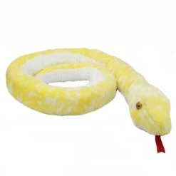 Albino Burmese Python 50 Inch Snake Stuffed Animal By Aurora
