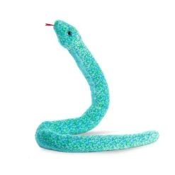 Multi-Print Aqua Snake Stuffed Animal By Aurora