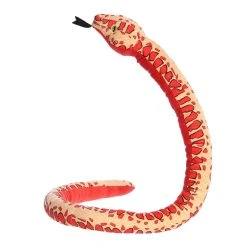 Kusheez Squishy Plush Orange Snake By Aurora