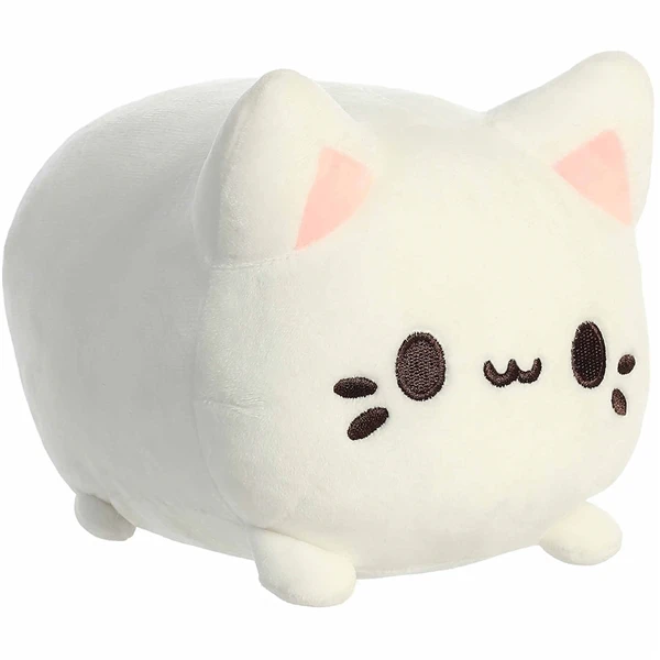 Custard The White Stuffed Cat Meowchi Plush By Aurora 3 Custard The White Stuffed Cat Meowchi Plush By Aurora