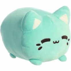 Mint The Mint Green Stuffed Cat Meowchi Plush By Aurora