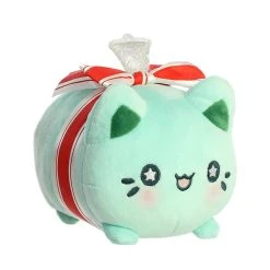 Wreath Meowchi Cat Stuffed Animal By Aurora