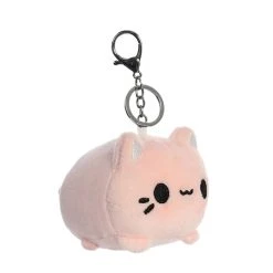 Meowchi Strawberry Stuffed Cat Clip On By Aurora -Boutique Plush Toy Discount Store AR 14285 4