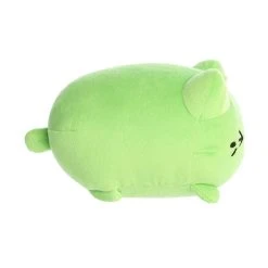 Pistachio The Green Stuffed Cat Meowchi Plush By Aurora -Boutique Plush Toy Discount Store AR 14306 4