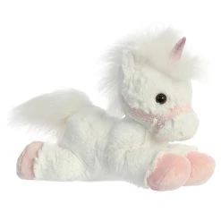 Breyer Bridle Buddies Stuffed White Unicorn By Aurora -Boutique Plush Toy Discount Store AR 14367 5