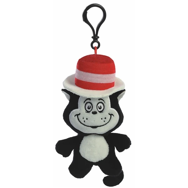 Dr. Seuss Cat In The Hat Clip-On Stuffed Animal By Aurora 3 Dr. Seuss Cat In The Hat Clip-On Stuffed Animal By Aurora