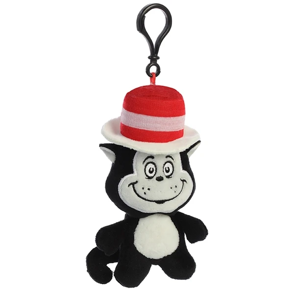 Dr. Seuss Cat In The Hat Clip-On Stuffed Animal By Aurora 4 Dr. Seuss Cat In The Hat Clip-On Stuffed Animal By Aurora - Image 2