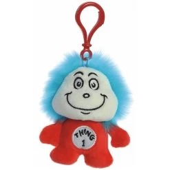 Dr. Seuss Thing 1 Clip-On Stuffed Animal By Aurora
