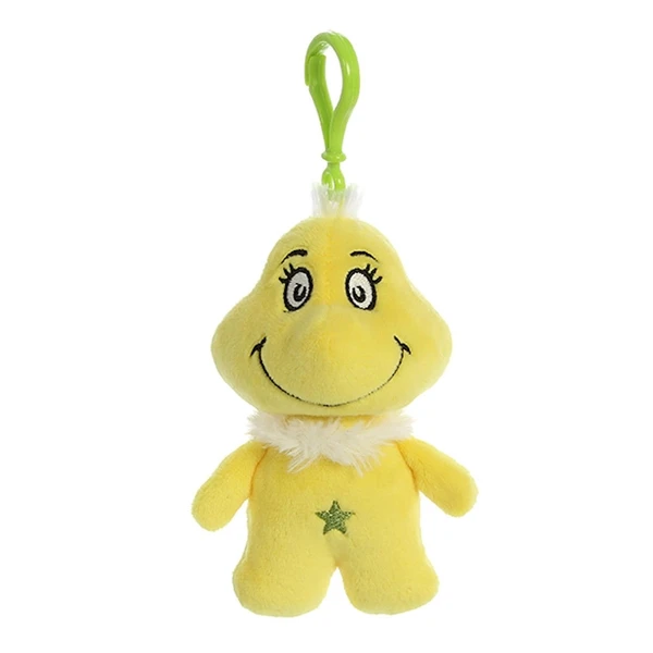 Dr. Seuss Sneetch Clip-On Stuffed Animal By Aurora 3 Dr. Seuss Sneetch Clip-On Stuffed Animal By Aurora