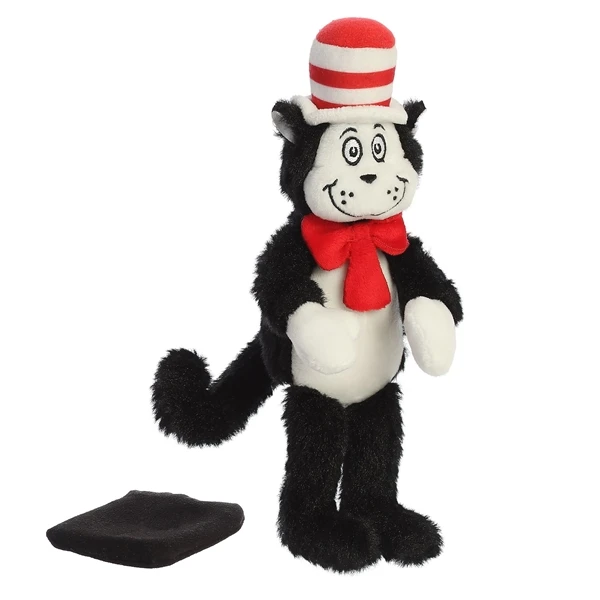 Dr. Seuss Cat In The Hat Magnetic Shoulderkins Plush By Aurora 4 Dr. Seuss Cat In The Hat Magnetic Shoulderkins Plush By Aurora - Image 2