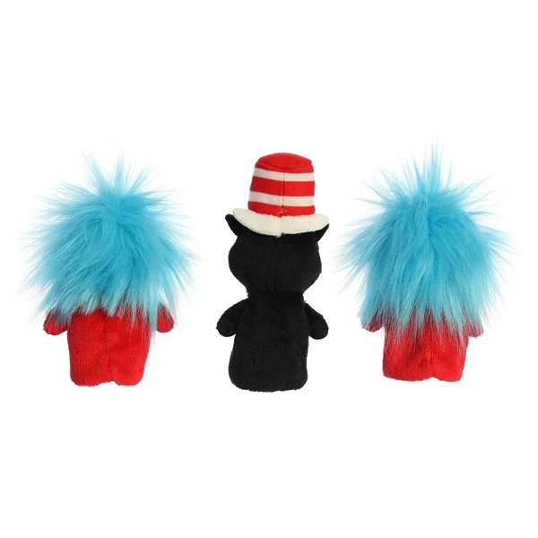 Dr. Seuss Cat In The Hat Plush Finger Puppet Set By Aurora 6 Dr. Seuss Cat In The Hat Plush Finger Puppet Set By Aurora - Image 4