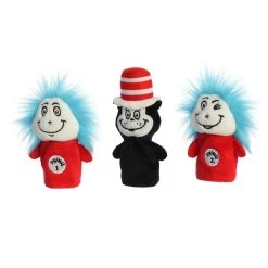 Dr. Seuss Cat In The Hat Plush Finger Puppet Set By Aurora 11 Dr. Seuss Cat In The Hat Plush Finger Puppet Set By Aurora -Boutique Plush Toy Discount Store AR 15965 6