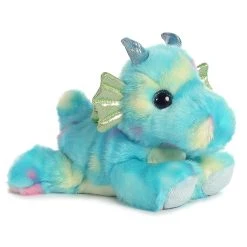 Sprinkles The Small Stuffed Blue Dragon Bright Fancies By Aurora