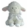 Blessing The Baby Safe Plush Lamb With Jesus Loves Me Bow By Aurora