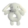 Dewey Dusk Plush Bunny Baby Rattle By Ebba -Boutique Plush Toy Discount Store AR 23247 2