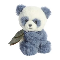 Small Pembe The Baby Safe Panda Eco-Friendly Stuffed Rattle By Ebba -Boutique Plush Toy Discount Store AR 23328 4