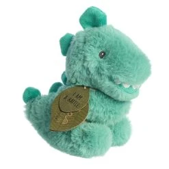 Small Ryker The Baby Safe Rex Eco-Friendly Stuffed Rattle By Ebba