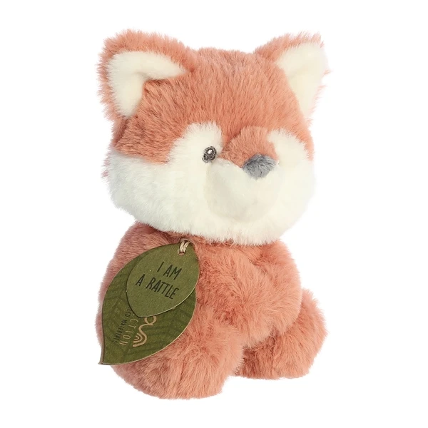 Baby Safe Fox Kit Eco-Friendly Stuffed Rattle By Ebba 4 Baby Safe Fox Kit Eco-Friendly Stuffed Rattle By Ebba - Image 2