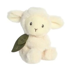 Baby Safe Lamb Eco-Friendly Stuffed Rattle By Ebba