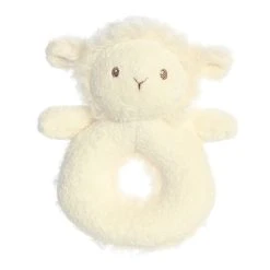 Baby Safe Cherub The Plush Lamb Rattle By Ebba