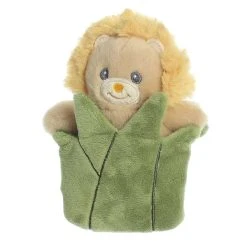 Pocket Peekers Baby Safe Plush Leo Lion Rattle And Crinkle Toy By Ebba -Boutique Plush Toy Discount Store AR 23449 6