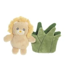 Pocket Peekers Baby Safe Plush Leo Lion Rattle And Crinkle Toy By Ebba -Boutique Plush Toy Discount Store AR 23449 7