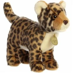 Realistic Stuffed Standing Jaguar Miyoni Wild Cat Plush By Aurora