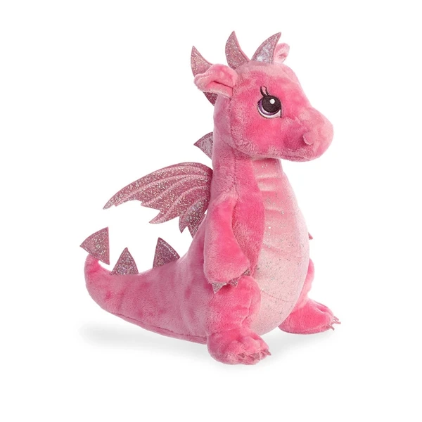 Dahlia The Pink Stuffed Dragon Sparkle Tales Plush By Aurora 3 Dahlia The Pink Stuffed Dragon Sparkle Tales Plush By Aurora