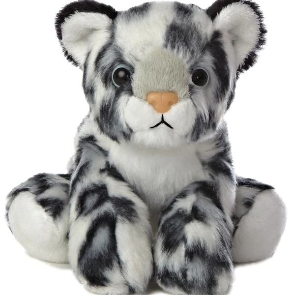 Little Chill The Stuffed Snow Leopard Mini Flopsie By Aurora 4 Little Chill The Stuffed Snow Leopard Mini Flopsie By Aurora - Image 2