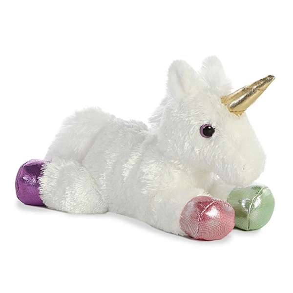 Little Prism The Stuffed Unicorn Mini Flopsie By Aurora 4 Little Prism The Stuffed Unicorn Mini Flopsie By Aurora - Image 2