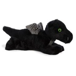 Little Midnight The Stuffed Black Dragon Mini Flopsie By Aurora