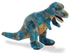 Blue 14 Inch Tyrannosaurus Rex Stuffed Animal By Aurora