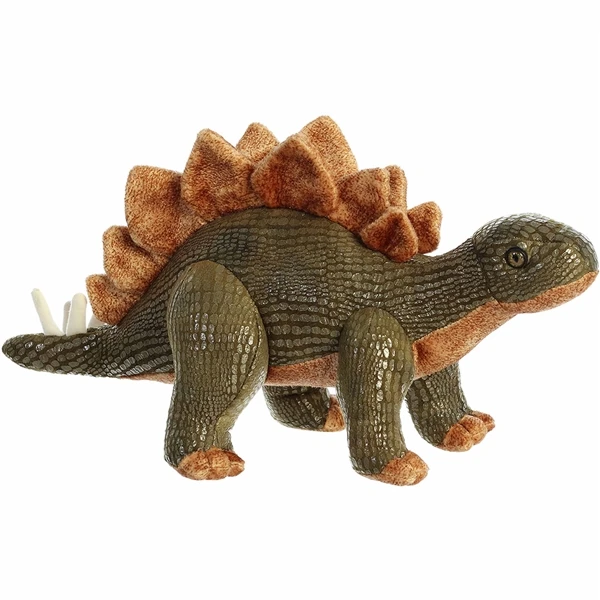 Stuffed Stegosaurus 11 Inch Plush Animal By Aurora 5 Stuffed Stegosaurus 11 Inch Plush Animal By Aurora - Image 3