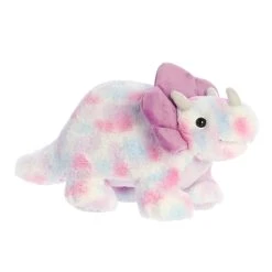 Tyrian Triceratops Stuffed Animal Watercolor Dinos By Aurora