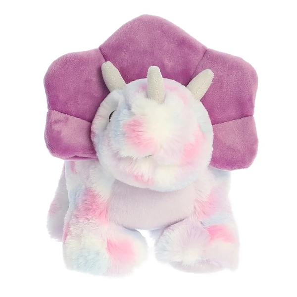 Tyrian Triceratops Stuffed Animal Watercolor Dinos By Aurora 4 Tyrian Triceratops Stuffed Animal Watercolor Dinos By Aurora - Image 2