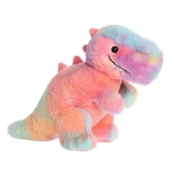 Tropicolor T-Rex Stuffed Animal Watercolor Dinos By Aurora