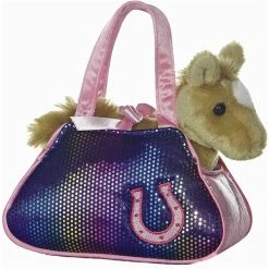 Betsey Bling Fancy Pals Pet Carrier With Plush Horse By Aurora