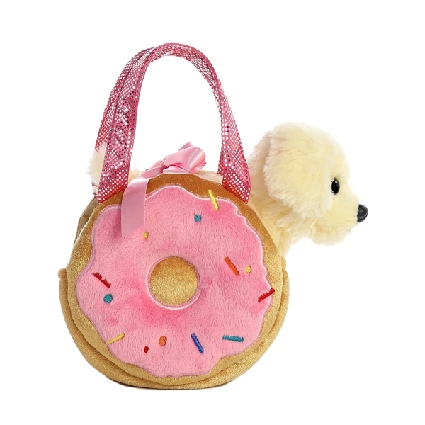 Fancy Pals Plush Dog With Yummy Donut Bag By Aurora 4 Fancy Pals Plush Dog With Yummy Donut Bag By Aurora - Image 2