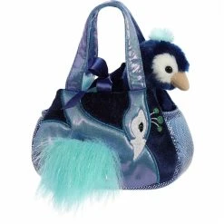 Pet Carrier With Stuffed Peacock Luxe Boutique Plush By Aurora 6 Pet Carrier With Stuffed Peacock Luxe Boutique Plush By Aurora -Boutique Plush Toy Discount Store AR 32837 3