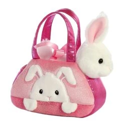 Fancy Pals Plush Bunny With Peek-A-Boo Bag By Aurora -Boutique Plush Toy Discount Store AR 32853 4