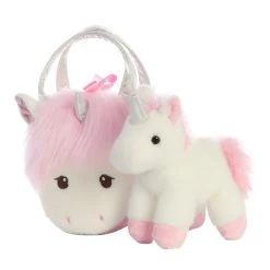 Fancy Pals Plush Tulip Unicorn With Bag By Aurora