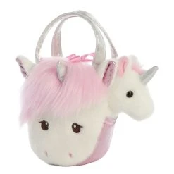 Fancy Pals Plush Tulip Unicorn With Bag By Aurora -Boutique Plush Toy Discount Store AR 32856 4