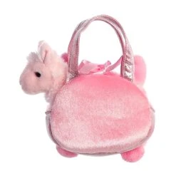 Fancy Pals Plush Bubblegum Llama With Pink Bag By Aurora -Boutique Plush Toy Discount Store AR 32900 6