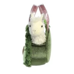 Fancy Pals Plush Llama With Avocado Bag By Aurora -Boutique Plush Toy Discount Store AR 32908 5