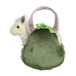 Fancy Pals Plush Llama With Avocado Bag By Aurora -Boutique Plush Toy Discount Store AR 32908 6