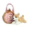 Fancy Pals Plush Dog With Cinnamon Roll Bag By Aurora -Boutique Plush Toy Discount Store AR 32909 2