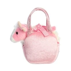 Fancy Pals Plush Pink Cow With Sweets Rainbow Pink Bag By Aurora -Boutique Plush Toy Discount Store AR 32927 5