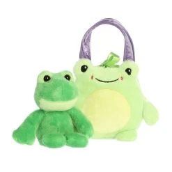 Fancy Pals Plush Frog With Froggy Bag By Aurora