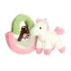 Fancy Pals Plush Pony With Apple Slice Bag By Aurora -Boutique Plush Toy Discount Store AR 32932 2