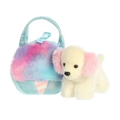 Fancy Pals Plush Dog With Cotton Candy Bag By Aurora -Boutique Plush Toy Discount Store AR 32936 7